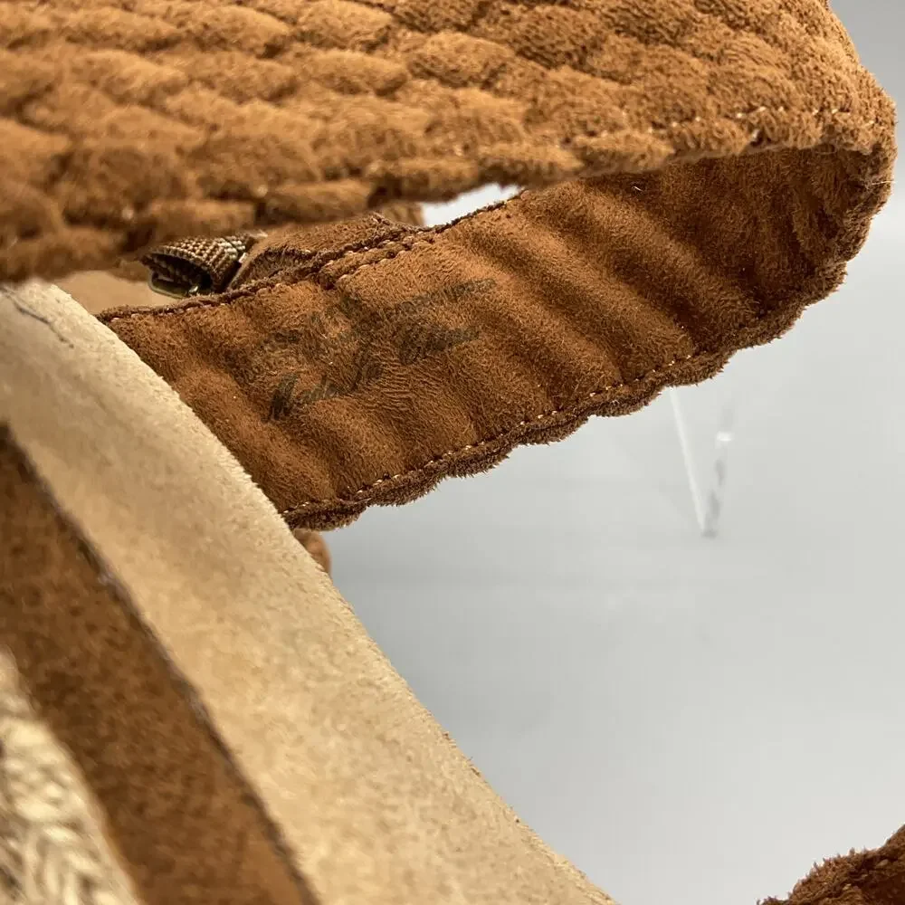 NEW Bella Vita Women’s Mariela Espadrille Wedge Sandals Brown Size 11W